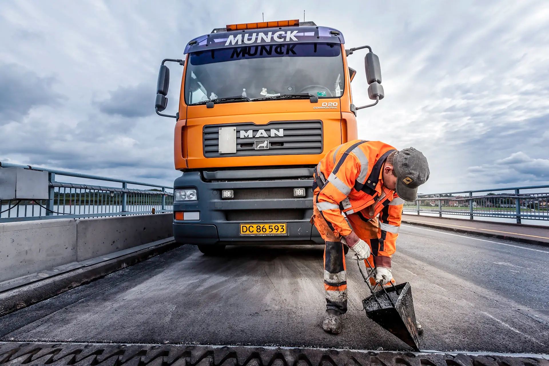 Munck Asfalt brobelægning